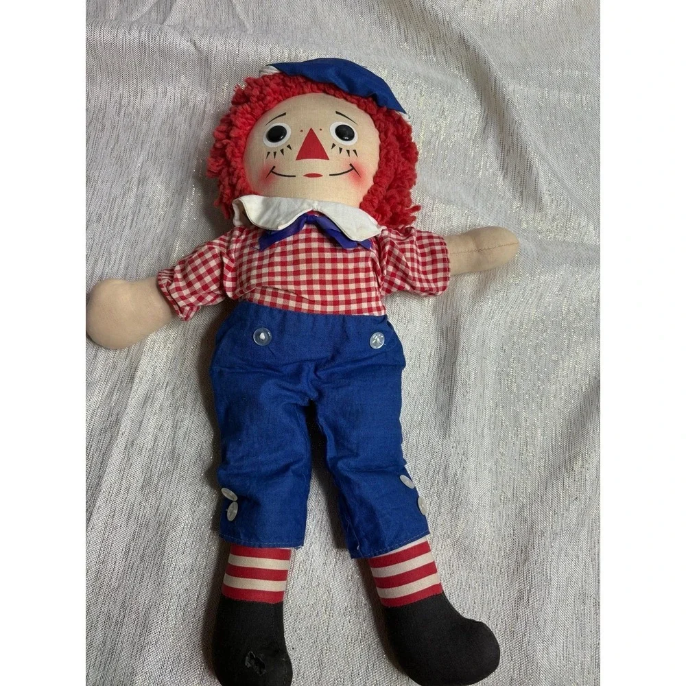 Vintage Knickerbocker raggedy Ann doll and book